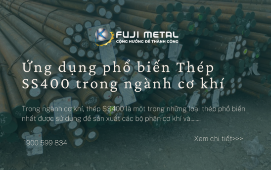 Ứng dụng phổ biến Thép SS400 trong ngành cơ khí