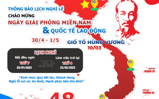 THÔNG BÁO NGHỈ LỄ